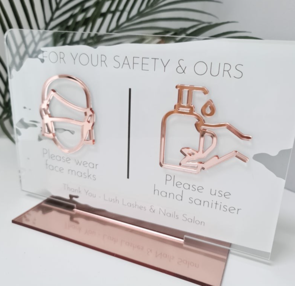 Personalized Health and Safety Sign